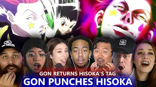 Gon vs Hisoka Reaction Mashup!!