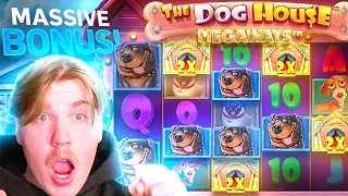 DOG HOUSE MEGAWAYS HUGE BONUS PAYS A RECORD WIN!!!