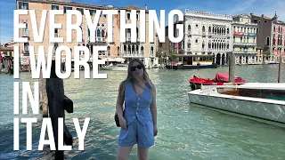 Everything I wore as a tourist in Italy