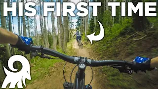 His First Time at a Bike Park! // Deer Valley // Park City, UT