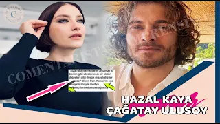 Hazal Kaya and Çağatay Ulusoy made a statement regarding the accusations: "We have a plan"