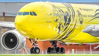 20 MINUTES of CLOSE UP Plane Spotting at Melbourne Airport Tullamarine [MEL/YMML]