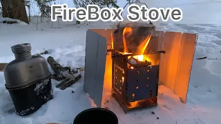 Below Freezing with the Firebox Stove