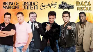 BRUNO E MARRONE, AMADO BATISTA,LÉO MAGALHÃES,EDUARDO COSTA,RACA NERGA MELHORES - MÚSICAS SERTANJO 19