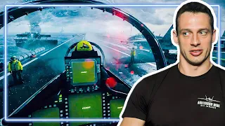 Pilot REACTS to Battlefield 3 Fighter Jet Mission