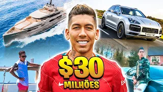 Essa é a vida luxuosa de Roberto Firmino, famoso jogador brasileiro (carreira, casas, fortuna...)