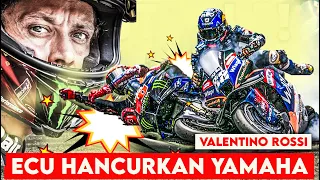 PANASSS ‼️ VALENTINO ROSSI TUDING ECU MAGNETI MARELLI H4NCURKAN YAMAHA ‼️ KONSPIRASI EROPA ⁉️😱