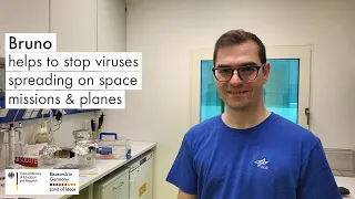 Bruno helps to stop viruses spreading on space missions and planes | From Space to Life