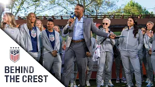 BEHIND THE CREST EP. 4 | USWNT Lights Up Times Square, Hits World Cup Media Day in NYC