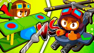 Monkey Ace vs Heli Pilot in BTD 6! (Round 120+)