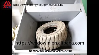 Tire shredding production line