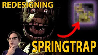 What's Wrong With Springtrap (And How I'd Redesign Him) - Speedpaint!