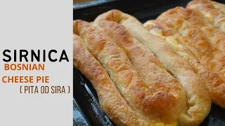Homemade Cheese Pie (Sirnica or Pita sa sirom) Recipe 🇧🇦 | Bosnian Pita