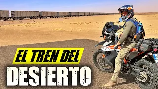 We enter MAURITANIA 🇲🇷 in search of the DESERT TRAIN (E013). Offroad motorcycle trip through Africa.