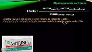 atoomeconomie en E-factor