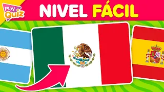 50 Flags You Must Know 🌍🧠🤓 - Easy Level | Guess the country | PlayQuiz Trivia Challenge