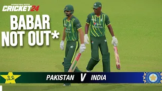 BRILLIANT BABAR AZAM! | INDIA VS PAKISTAN SERIES 4TH MATCH | CRICKET 24 GAMEPLAY