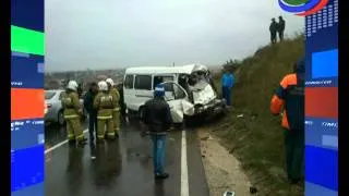 12 человек пострадали в результате крупной аварии в Левашинском районе