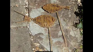 How  to make a willow fish  sculpture, part 2