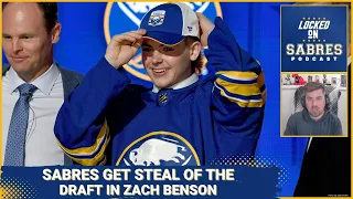 Zach Benson the steal of the draft for the Sabres