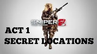 Sniper: Ghost Warrior 2 - All Secret Locations - Act 1 - (Poking the Bush Trophy / Achievement)