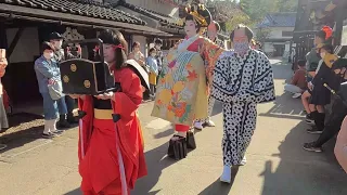 EDO Wonderland Oiran Parade 4K 日光江戸村花魁道中