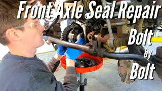 Jeep Wrangler Axle Seal Replacement (Dana 30 & 44 Axles)