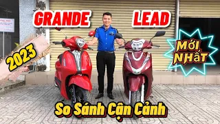 So Sánh Chi Tiết Yamaha GRANDE & Honda LEAD Mới Nhất 2022 | Giá Xe Mới Nhất Tháng 10| Hiếu Xe Máy TV