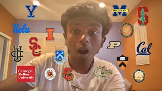 COLLEGE DECISION REACTIONS 2023 [SHOCKING ENDING!] (4 IVIES, STANFORD, CMU, UCs, MORE!)