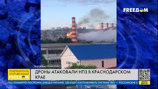 🔴 Порт, нефтебаза и НПЗ атакованы в Туапсе и Новороссийске: кадры очевидцев