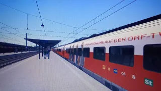 Abfahrt des RJ869 von Wörgl HBF