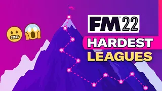 Top 3 HARDEST Leagues in FOOTBALL MANAGER 2022 / FM 22 Challenges