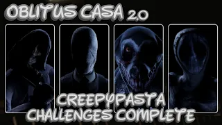 Oblitus Casa (2.0) | Creepypasta Challenges COMPLETE