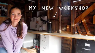 Mini Workshop Build (transforming a dumpy garage into my boat-building shop)