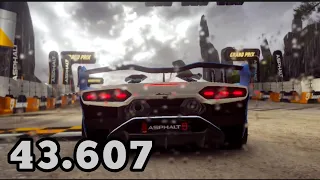 Asphalt 9 Grand Prix Lamborghini SC20 43.607 1* Round 1 | Touchdrive