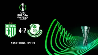 HIGHLIGHTS | Flora Tallinn 4-2 Shamrock Rover - UEFA Europa Conference League Play-Off Round