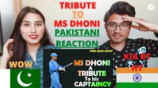 Pakistani Reaction on Tribute To Ms Dhoni