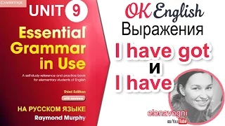 Unit 9 I have got или I have.  Есть ли разница?  Essential English Grammar, Красный Мерфи