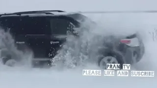 ALL NEW TOYOTA LAND CRUISER 200 OFFROAD 4X4 ON SNOW