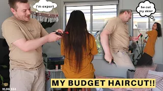 MY HUSBAND CUTS MY HAIR SHORT! 🤦‍♀️