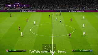 PES 2021 PSG vs OLYMPIQUE LYONNAIS (BEST GOALS and TACTICS) 0:3