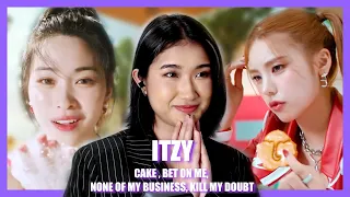 ITZY - 'CAKE' , 'NONE OF MY BUSINESS', 'Bet on Me', 'Kill Shot' Reaction @ITZY  | Lady Rei