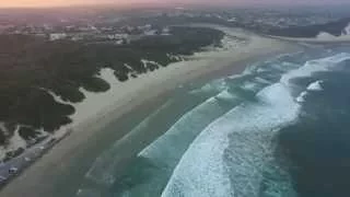 Surfers at Nahoon Corner, East London