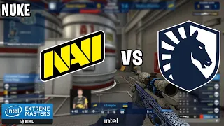 NaVi vs Team Liquid - Map 2 Nuke - CSGO IEM Global Challenge 2020