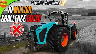 CHALLENGE FAILED😭! Farming Simulator 20 Timelapse Gameplay $10 Million Dollars challenge