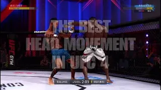 THE BEST HEAD MOVEMENT IN UFC 4?! (Compilation)