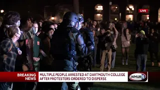 Multiple people arrested at pro-Palestine protest at Dartmouth College