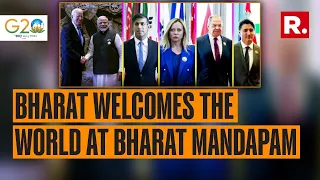 World leaders gather at Delhi's Bharat Mandapam for G20 Leaders’ Summit