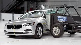 2018 Volvo S90 side IIHS crash test