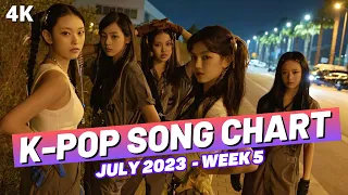 (TOP 100) K-POP SONG CHART | JULY 2023 (WEEK 5)